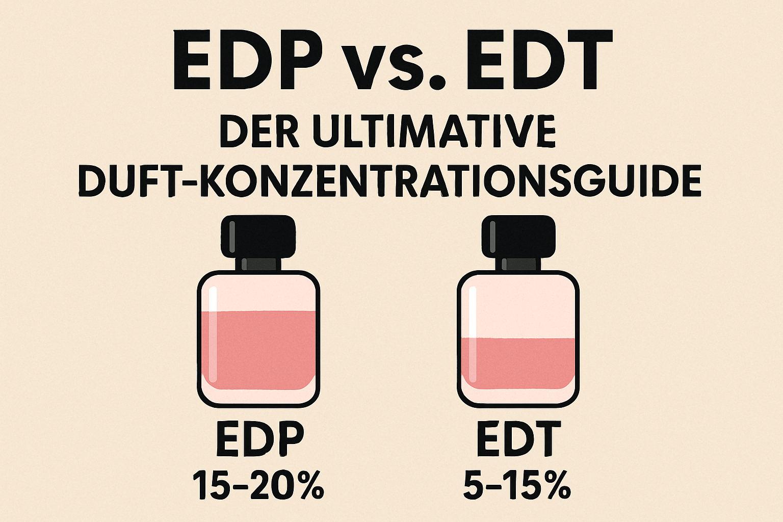 EDP vs EDT: Der ultimative Duft-Konzentrationsguide