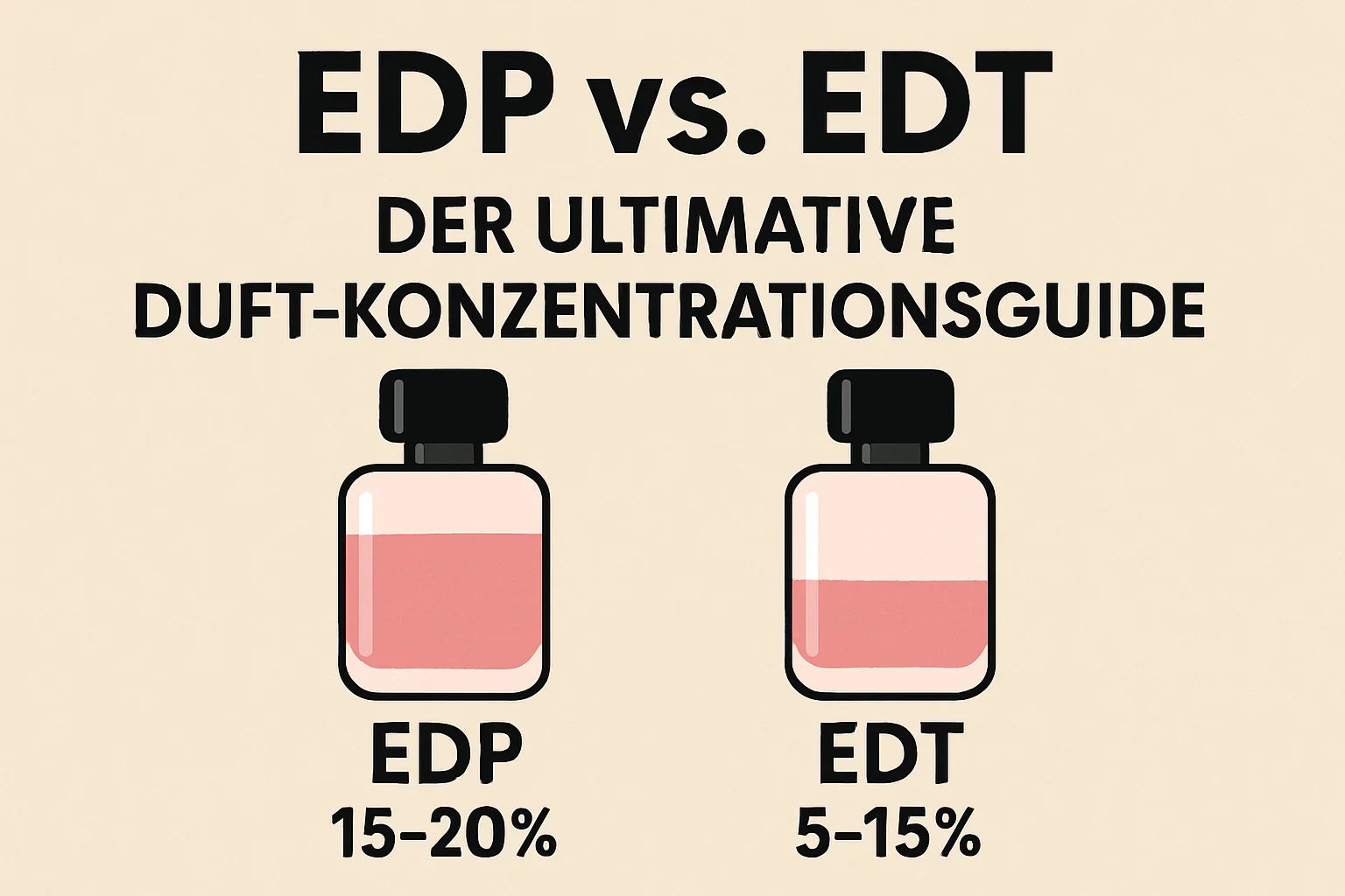 EDP vs EDT: Der ultimative Duft-Konzentrationsguide