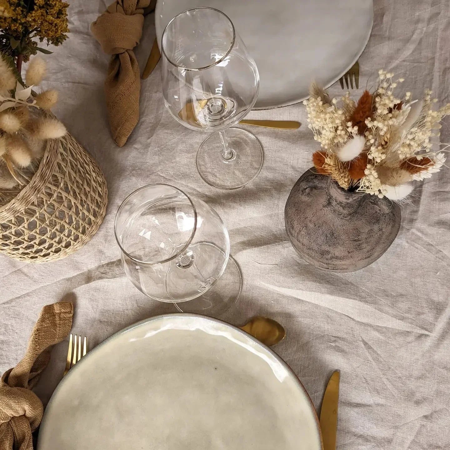 Masion Oline - Trockenblumen - COUNTY CHIC - kleiner Strauß natürlicher Trockenblumen