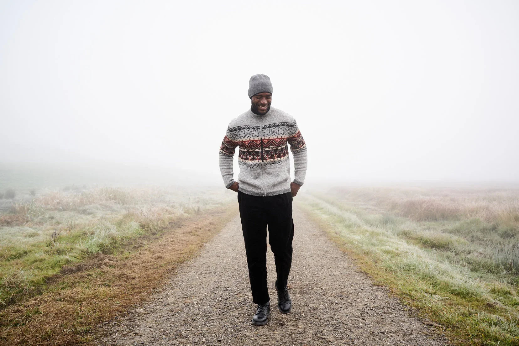 Apu Kuntur - Alpaka Strickjacke FIESTA – Herren-Jacke aus 100% Baby Alpaka