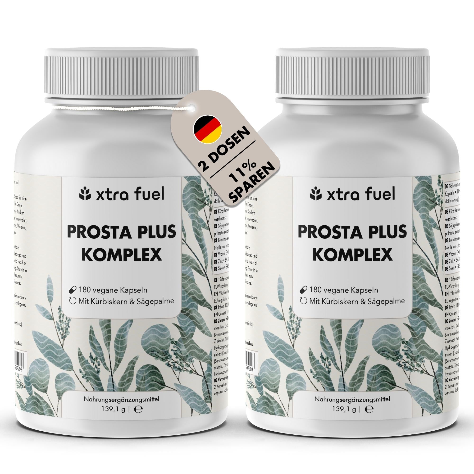 Prostata Kapseln - Prosta Plus Komplex - Effektive Formel mit Kürbiskern & Sägepalme