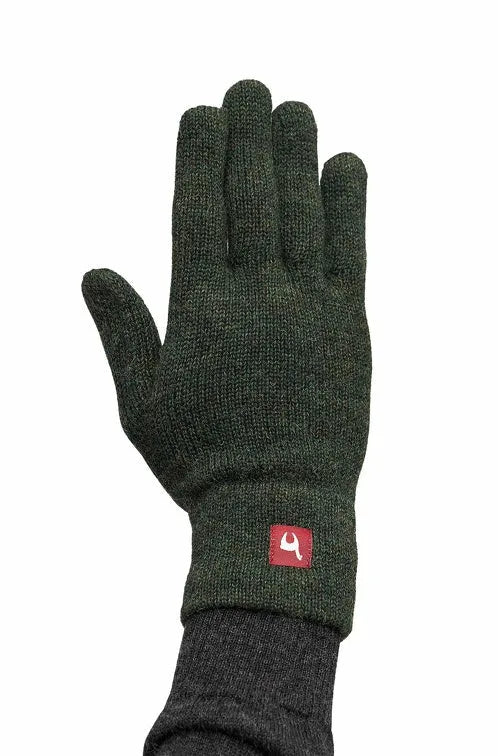 Apu Kuntur - Alpaka Fingerhandschuhe Uni – 100 % Baby‑Alpaka