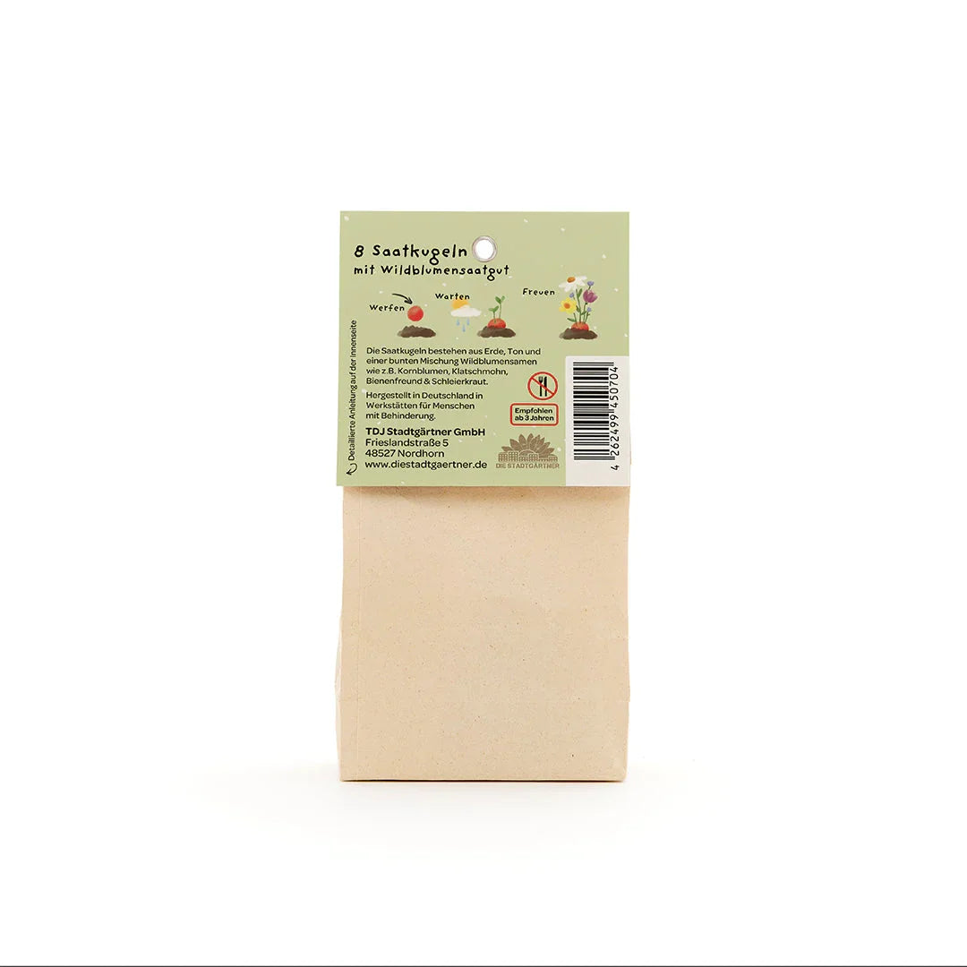 Hat die Blume einen Knick - Bunte Blumenmurmeln