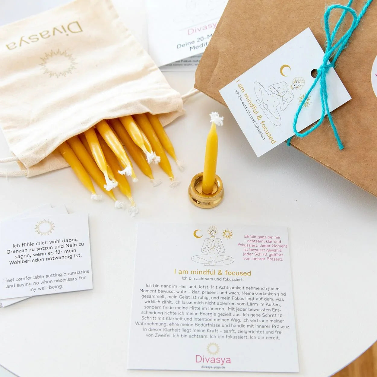 20-Minuten-Kerzen | I am loved & grateful