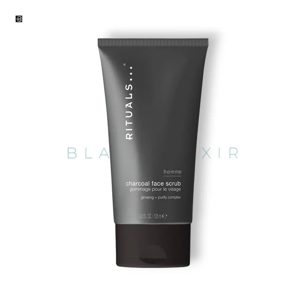 RITUALS...Homme Charcoal Face Scrub - BLACK ELIXIR - Maison de Parfum