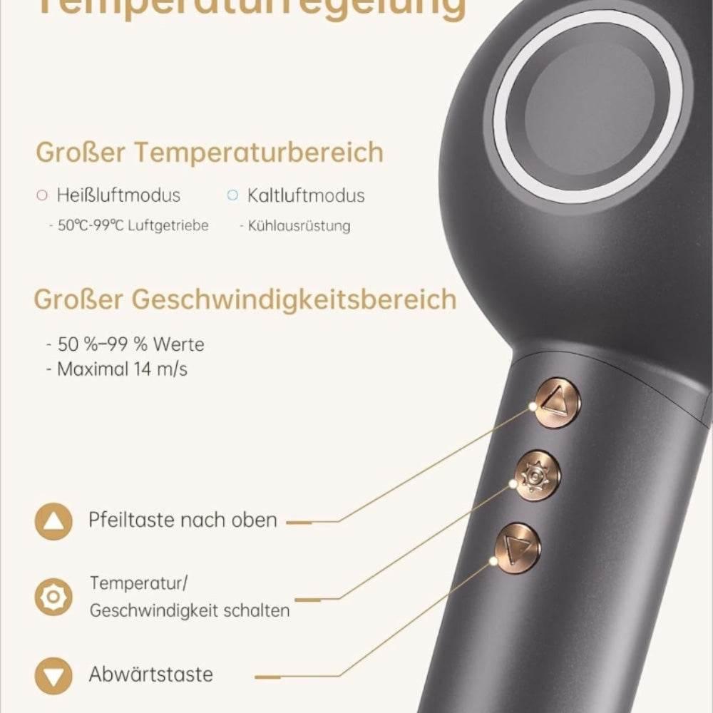 CARER SPARK Ionen Haartrockner - BLACK ELIXIR - Maison de Parfum