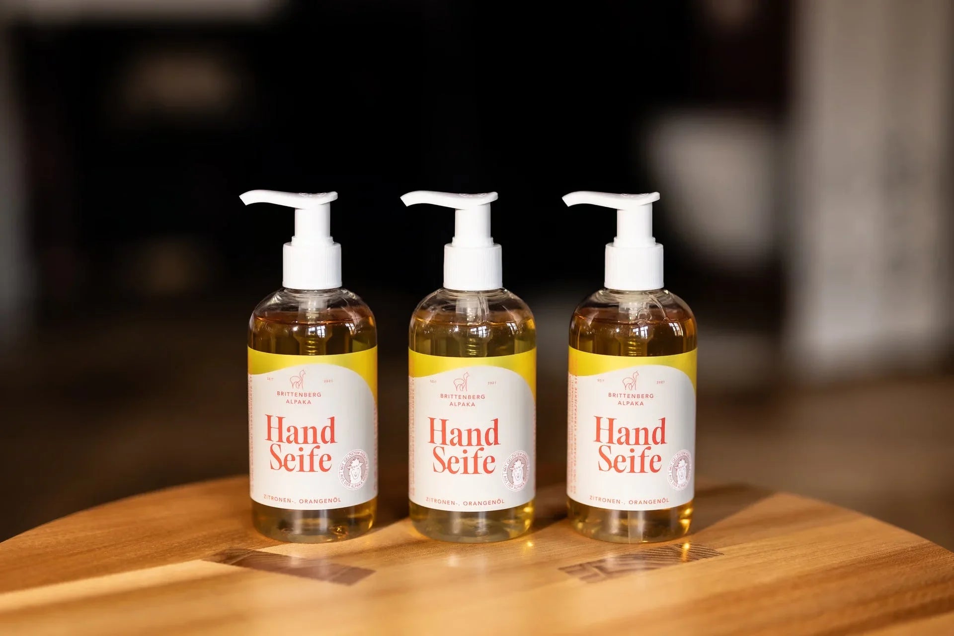 Brittenberg Alpaka-Kosmetik - Alpaka Seife Handseife Orange & Zitrone