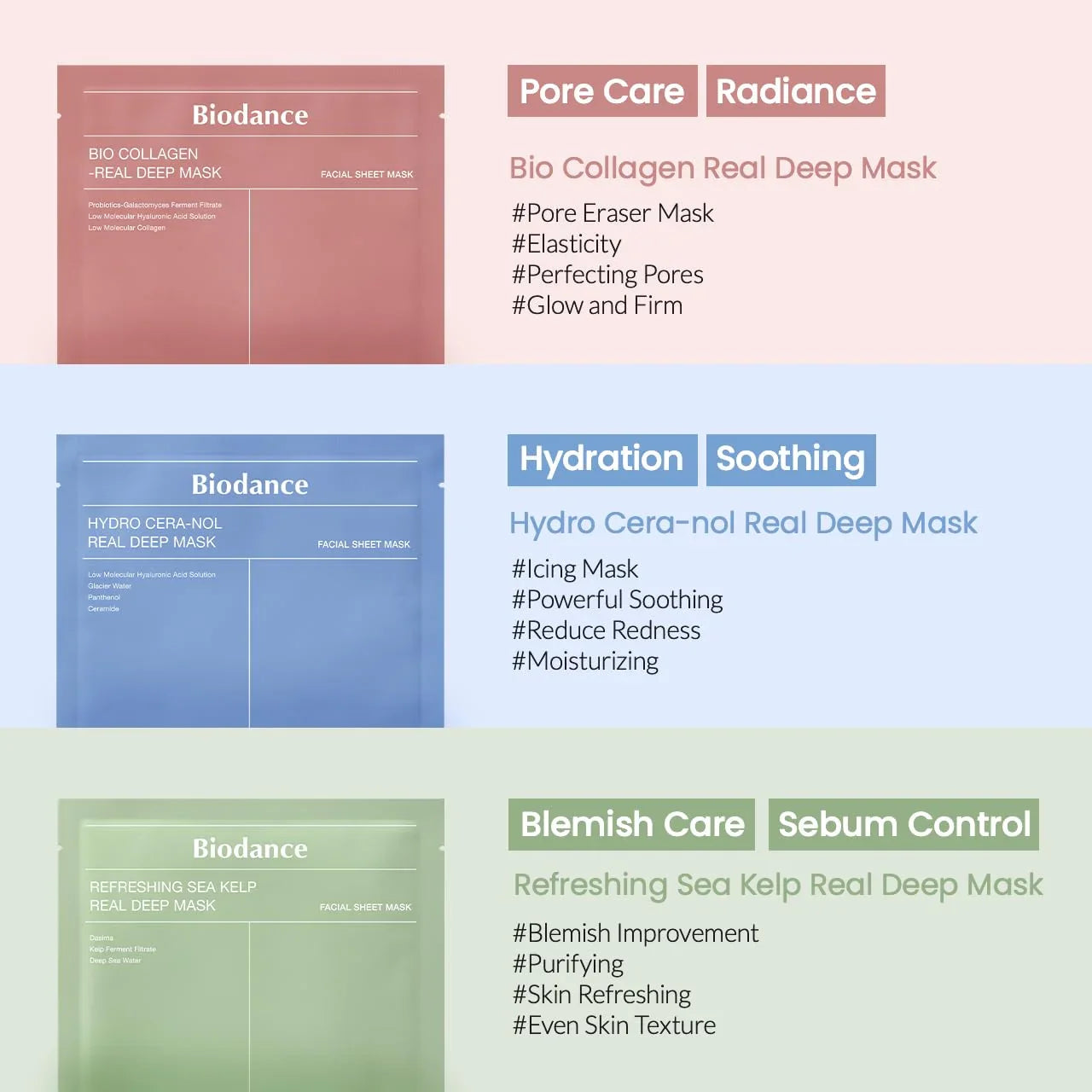 Biodance Refreshing Sea Kelp Real Deep Mask 1St. 34g