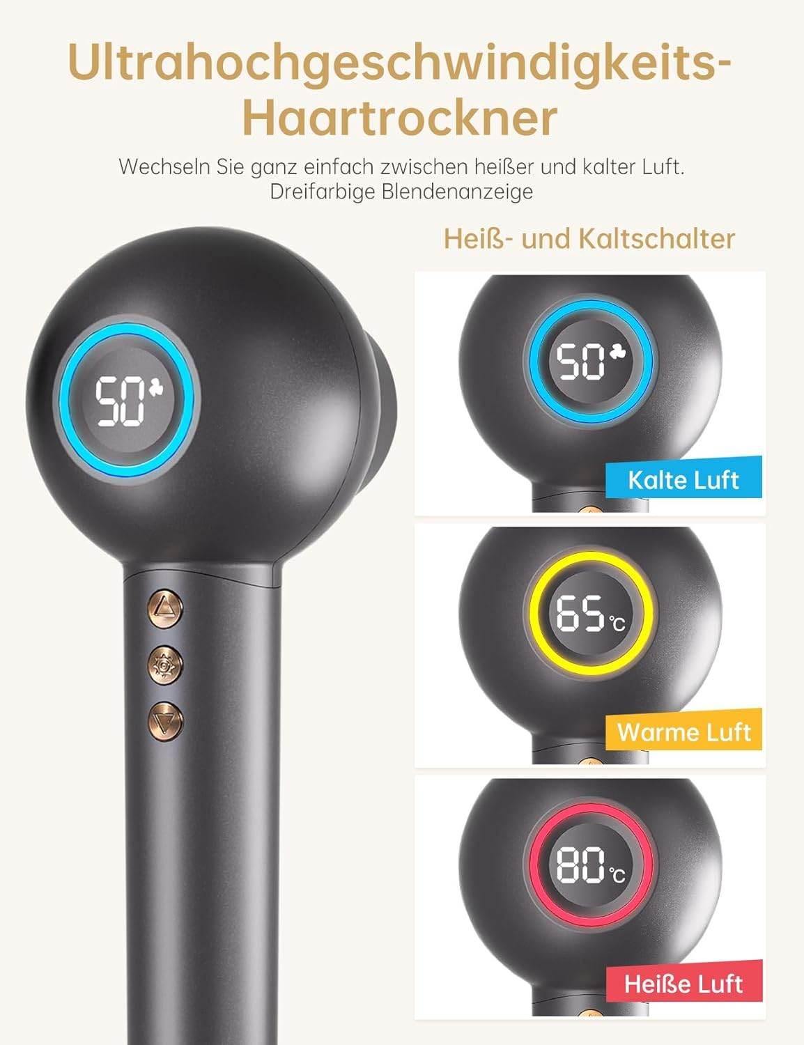 CARER SPARK Ionen Haartrockner - BLACK ELIXIR - Maison de Parfum