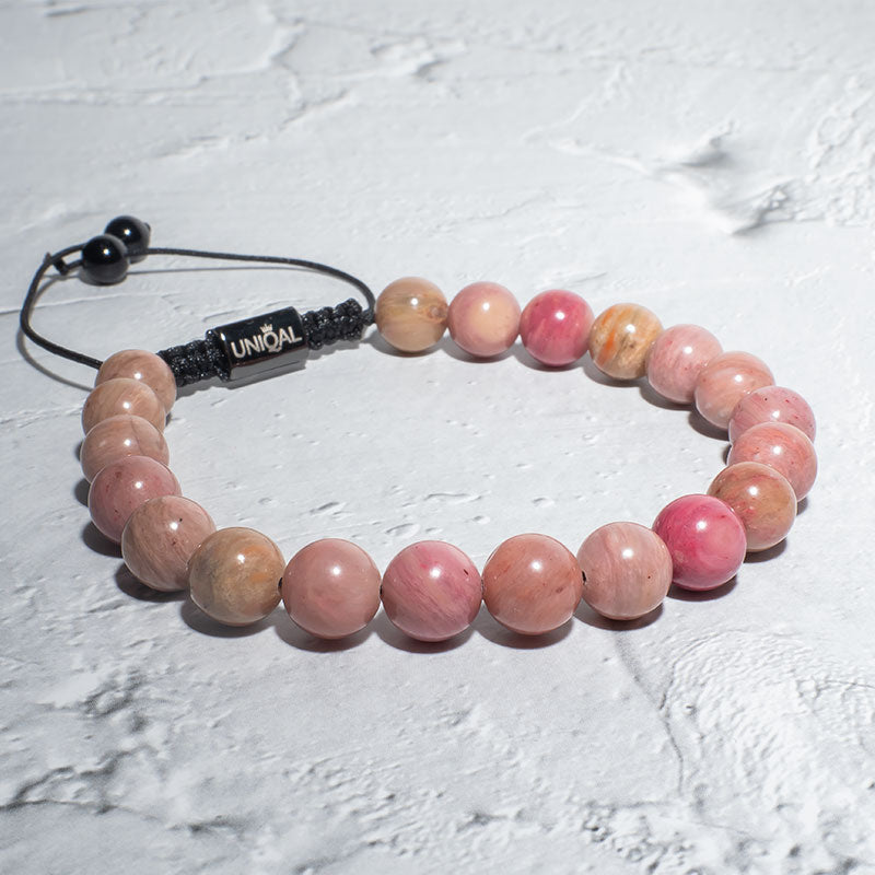 PERLENARMBAND RODONITH PERLEN 8MM