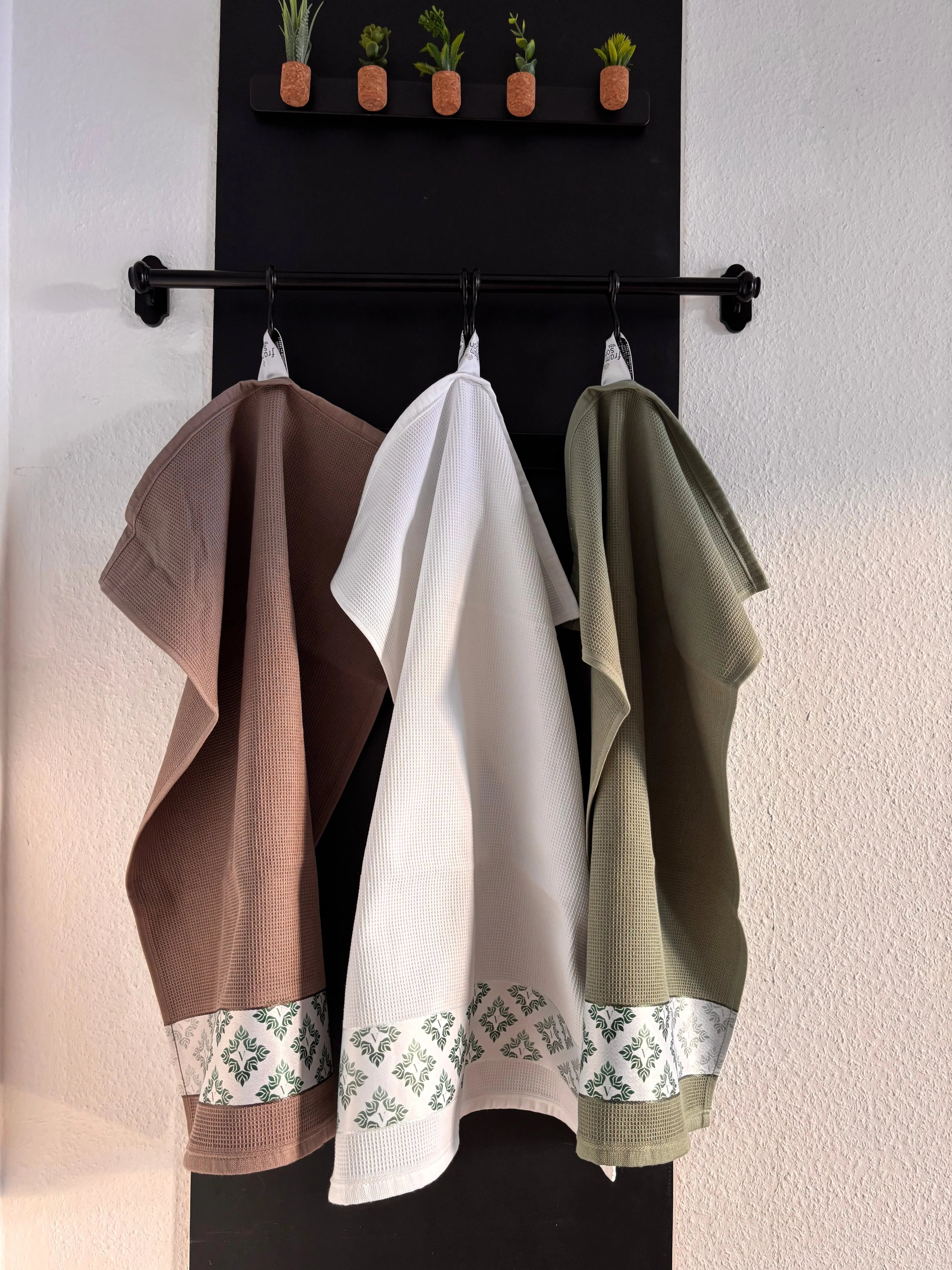 Waffel-Küchentuch - 100% Baumwolle - 50x70cm