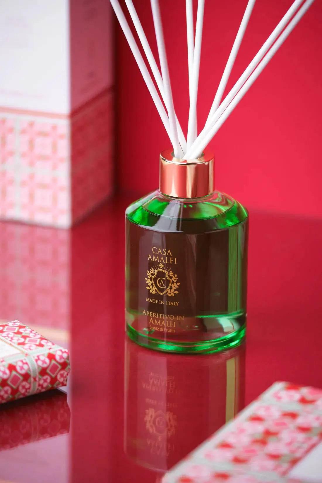 CASA AMALFI APERITIVO IN AMALFI HOME DIFFUSER - Spritz Di Frutta - BLACK ELIXIR - Maison de Parfum