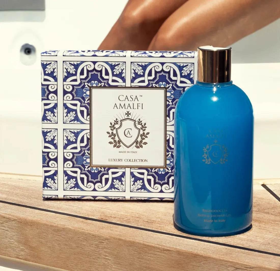 CASA AMALFI BLUE GROTTO BODY WASH - Fresh Acqua Marine - BLACK ELIXIR - Maison de Parfum