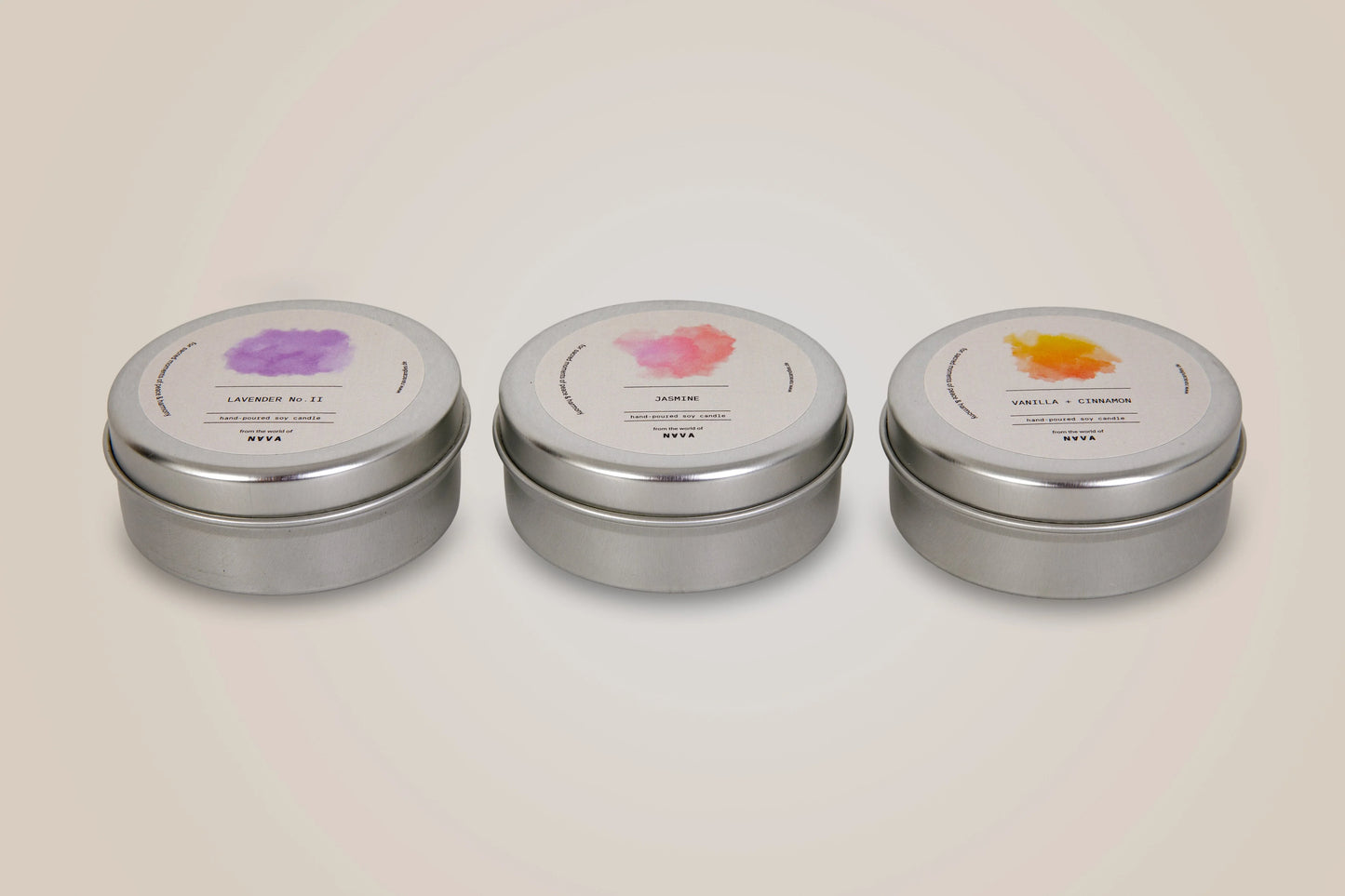 Jasmine Soy Candle in Recycled Aluminum Tin (100gr)