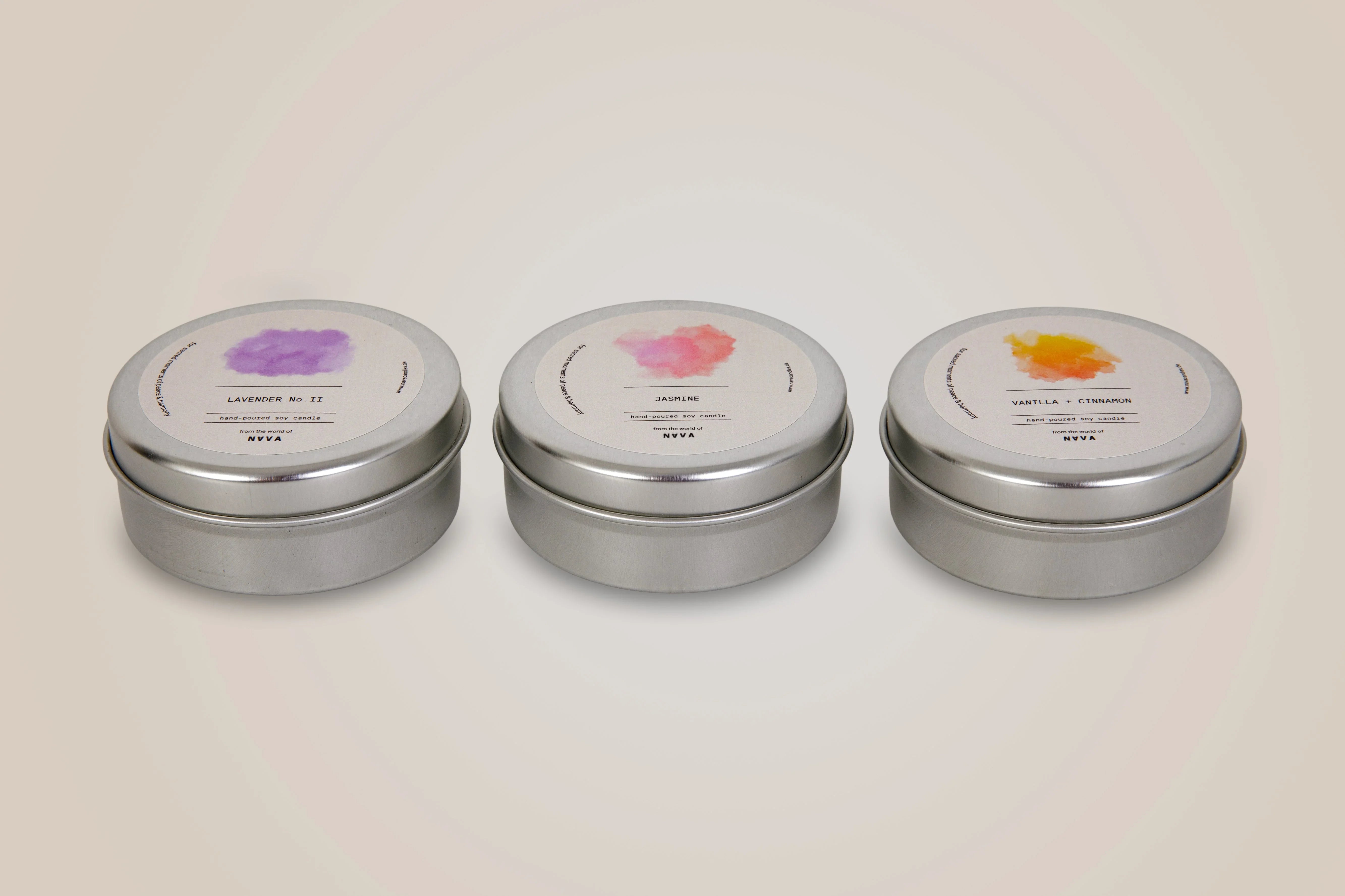 Vanilla & Cinnamon Soy Candle in Recycled Aluminum Tin (100gr)