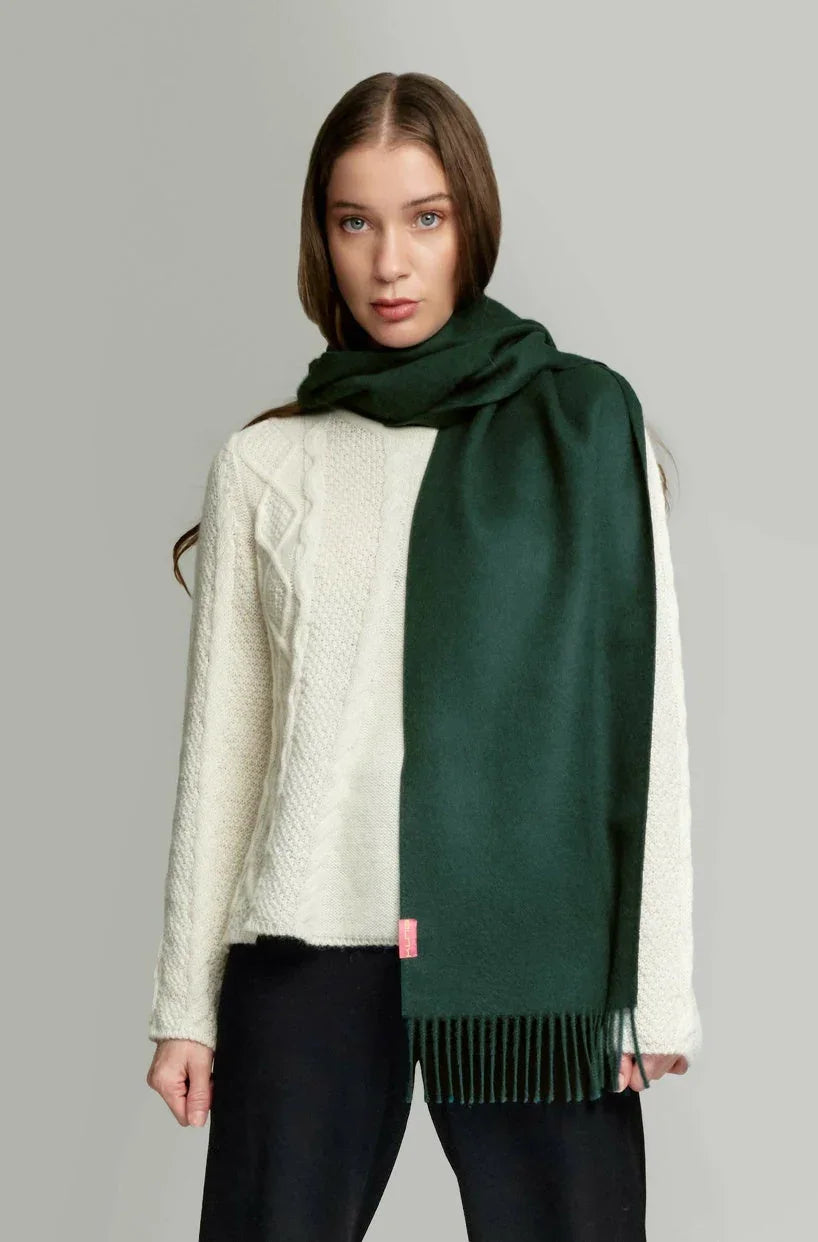 KUNA - Alpaka Webschal - Adrian – 100 % Baby‑Alpaka, federleicht & luxuriös