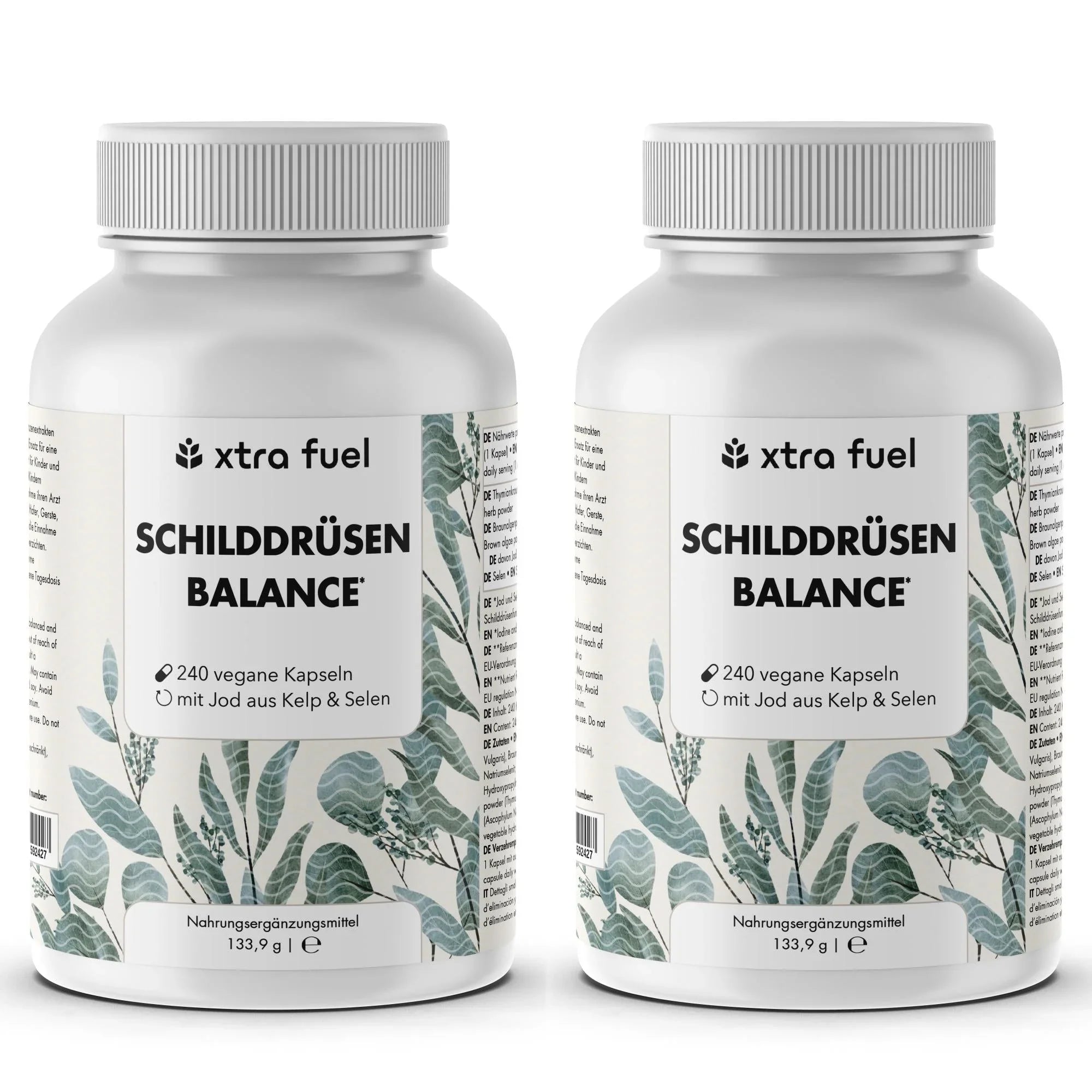 Schilddrüsen Balance - Thyro Komplex - Effektive Formel mit Kelp, Thymian & Selen - BLACK ELIXIR - Maison de Parfum