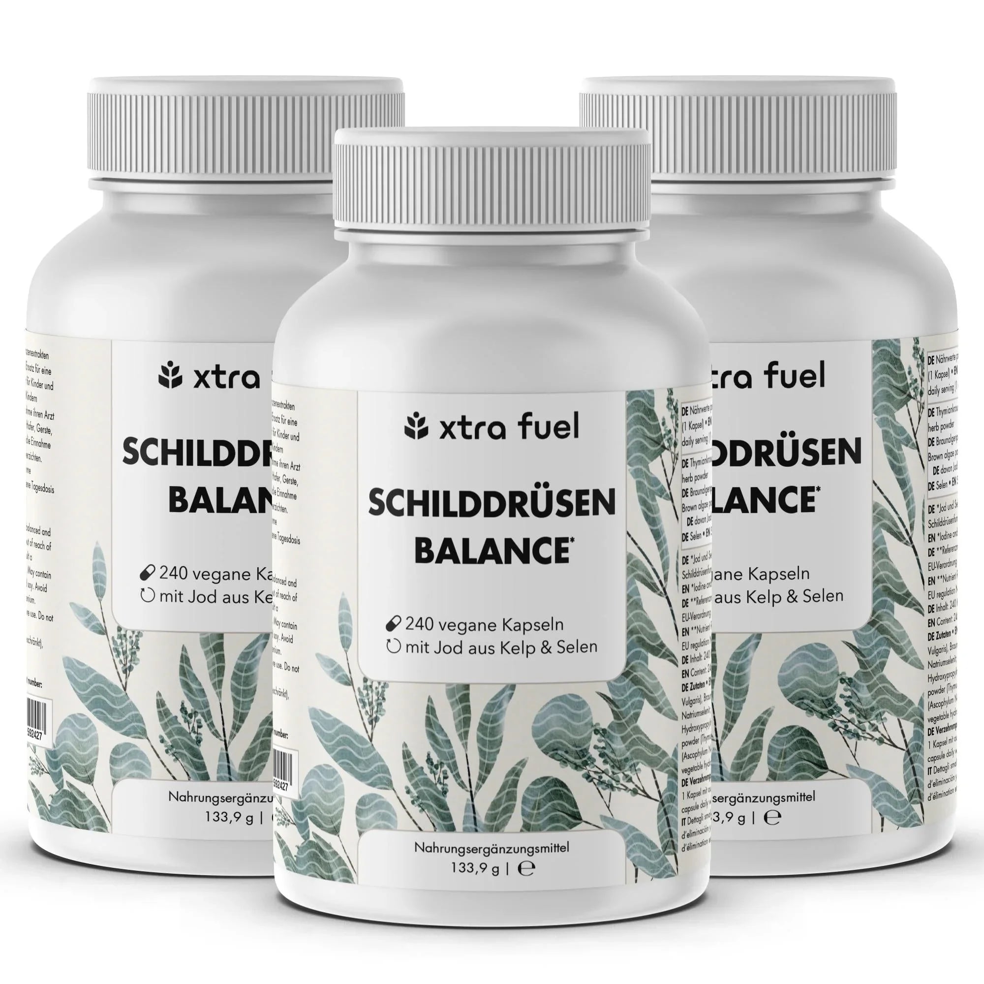 Schilddrüsen Balance - Thyro Komplex - Effektive Formel mit Kelp, Thymian & Selen - BLACK ELIXIR - Maison de Parfum