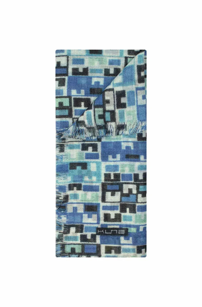 Kuna - Alpaka Webschal - Weaving – 70 % Baby‑Alpaka & 30 % Seide