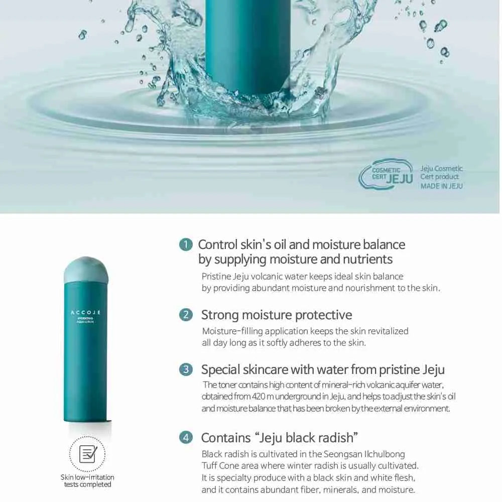 Accoje | Hydrating Aqua Lotion - 130 ml