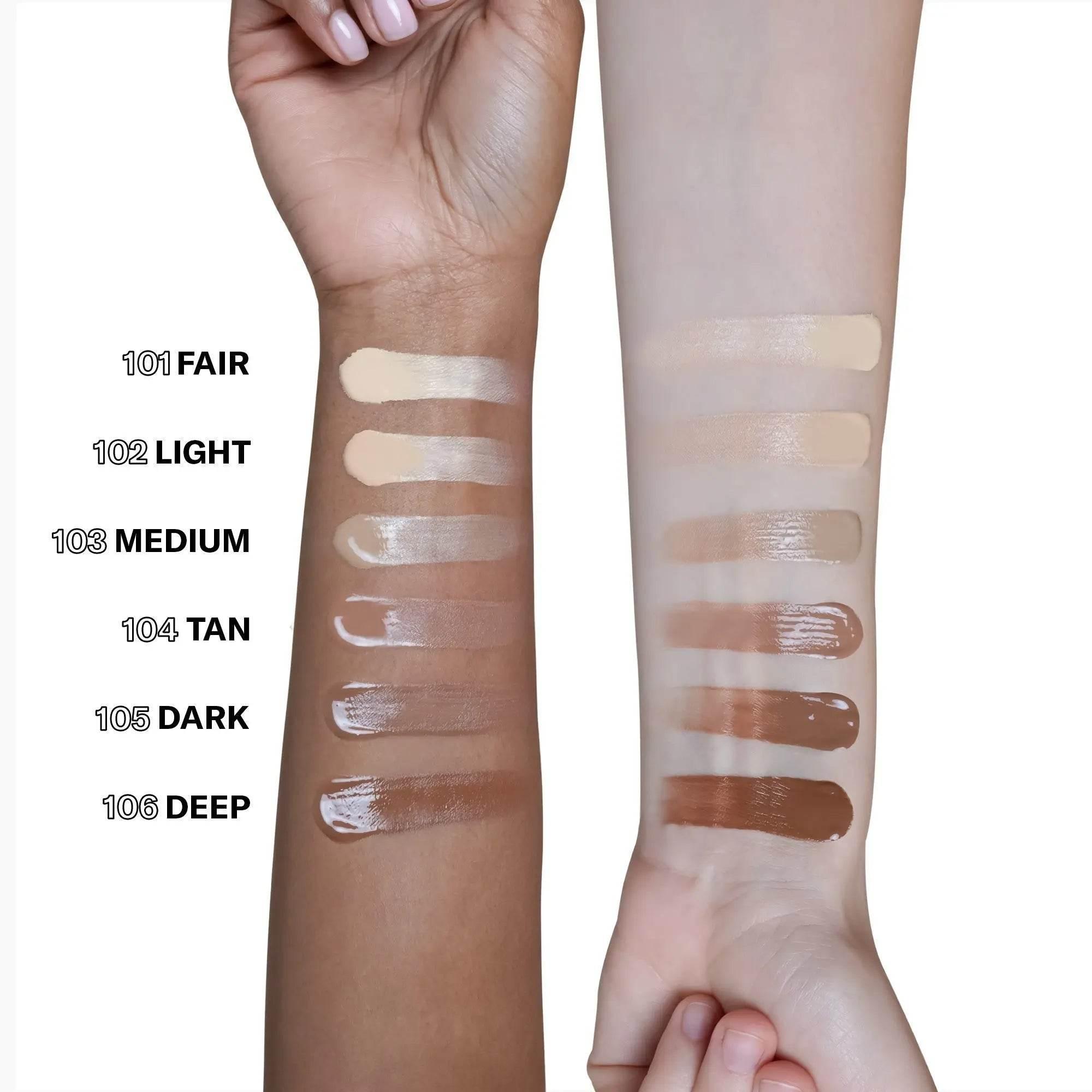 MOISTURIZING AND PROTECTIVE TINTED CREAM WITH SPF 20 DEW SHIELD - BLACK ELIXIR - Maison de Parfum