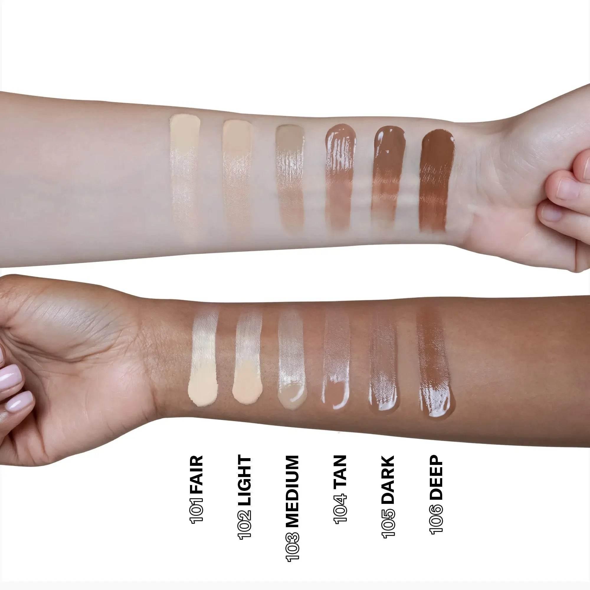 MOISTURIZING AND PROTECTIVE TINTED CREAM WITH SPF 20 DEW SHIELD - BLACK ELIXIR - Maison de Parfum