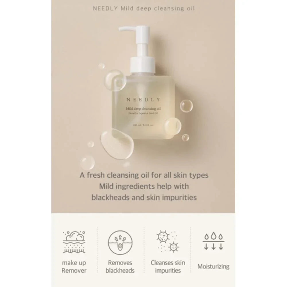 NEEDLY | Mild Deep Cleansing Oil - 240 ml