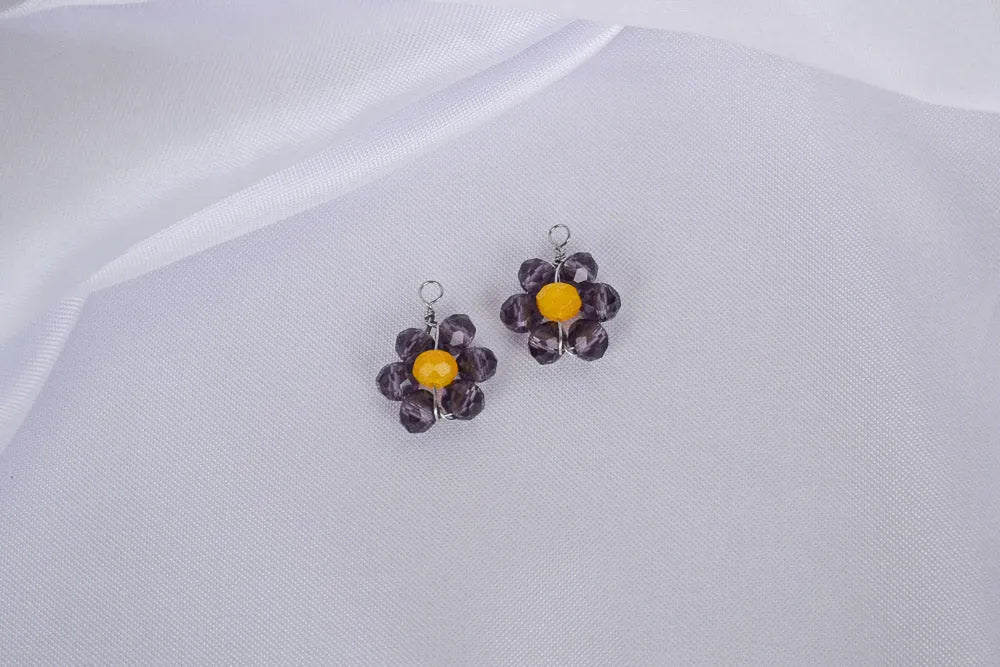 Anhänger Spark in Violett für Mix & Match Creolen