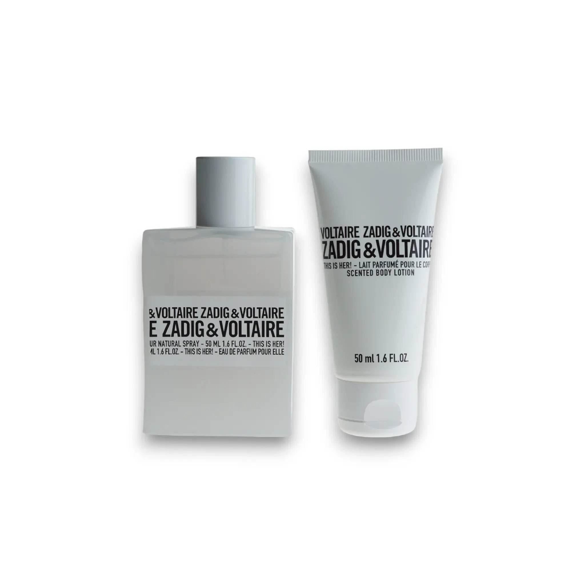 Zadig & Voltaire This is Her! Duftset 50 ml Eau de Parfum - BLACK ELIXIR - Maison de Parfum