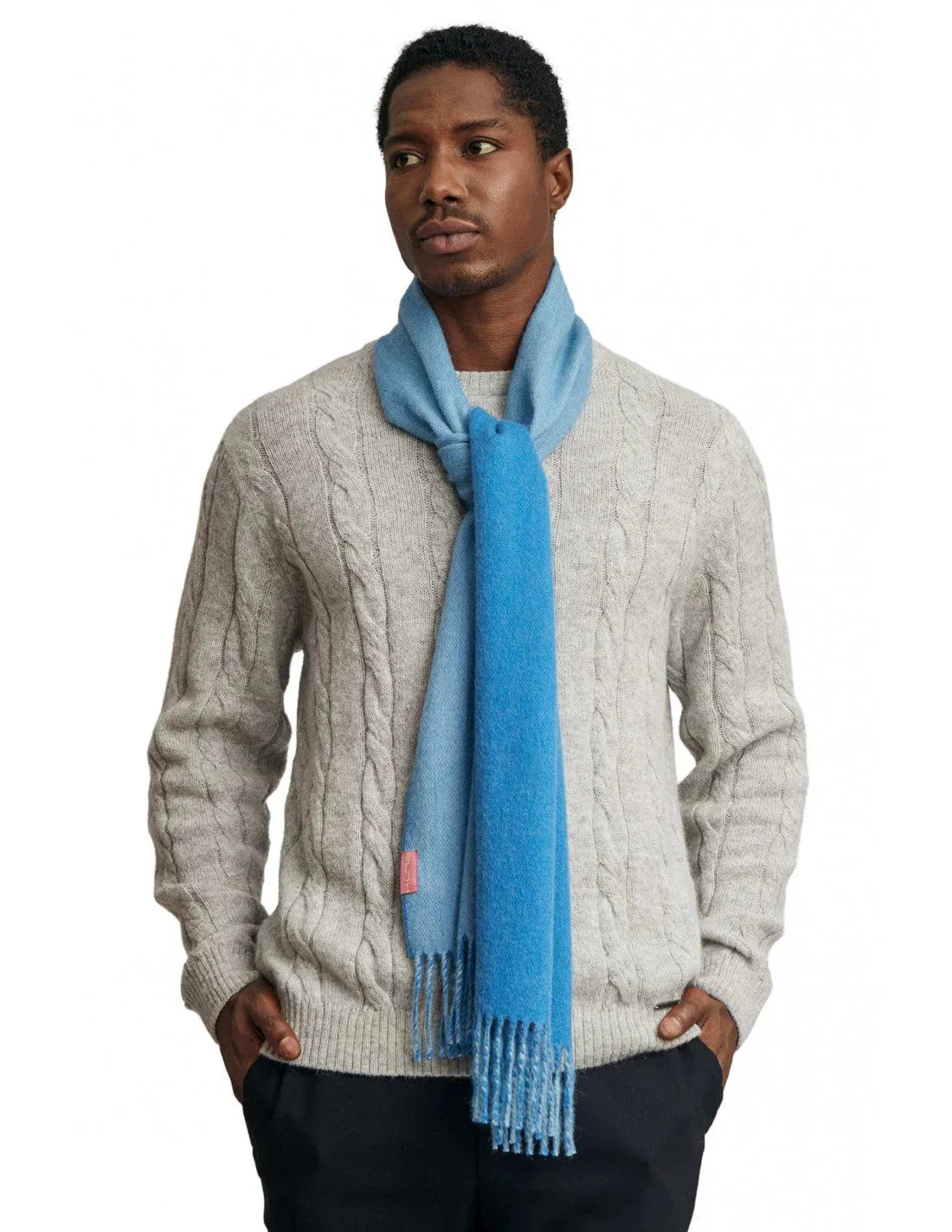 Kuna - Alpaka Webschal -Tundra – 100 % Baby-Alpaka für luxuriöse Leichtigkeit - Zweifarbig