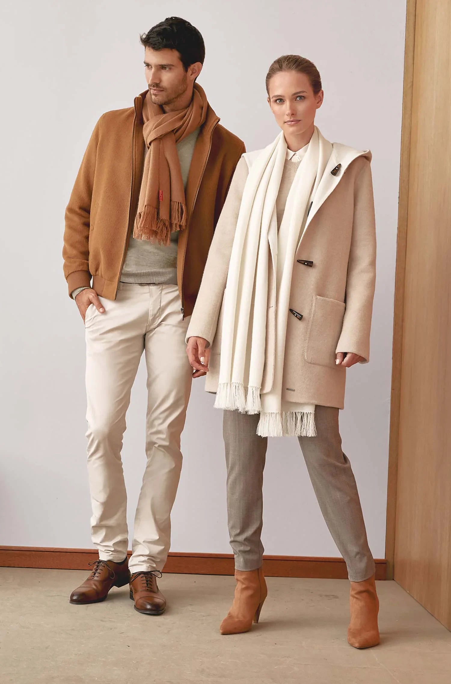 KUNA - Alpaka Wende-Mantel ANASTASIA – Zwei Mäntel in Einem