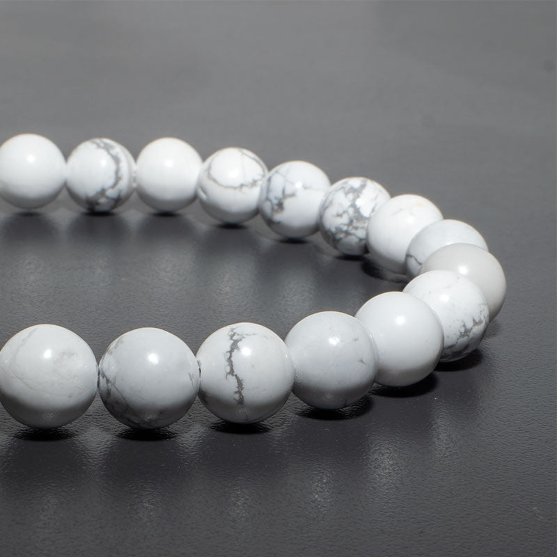 PERLENARMBAND HOWLITH PERLEN 8MM