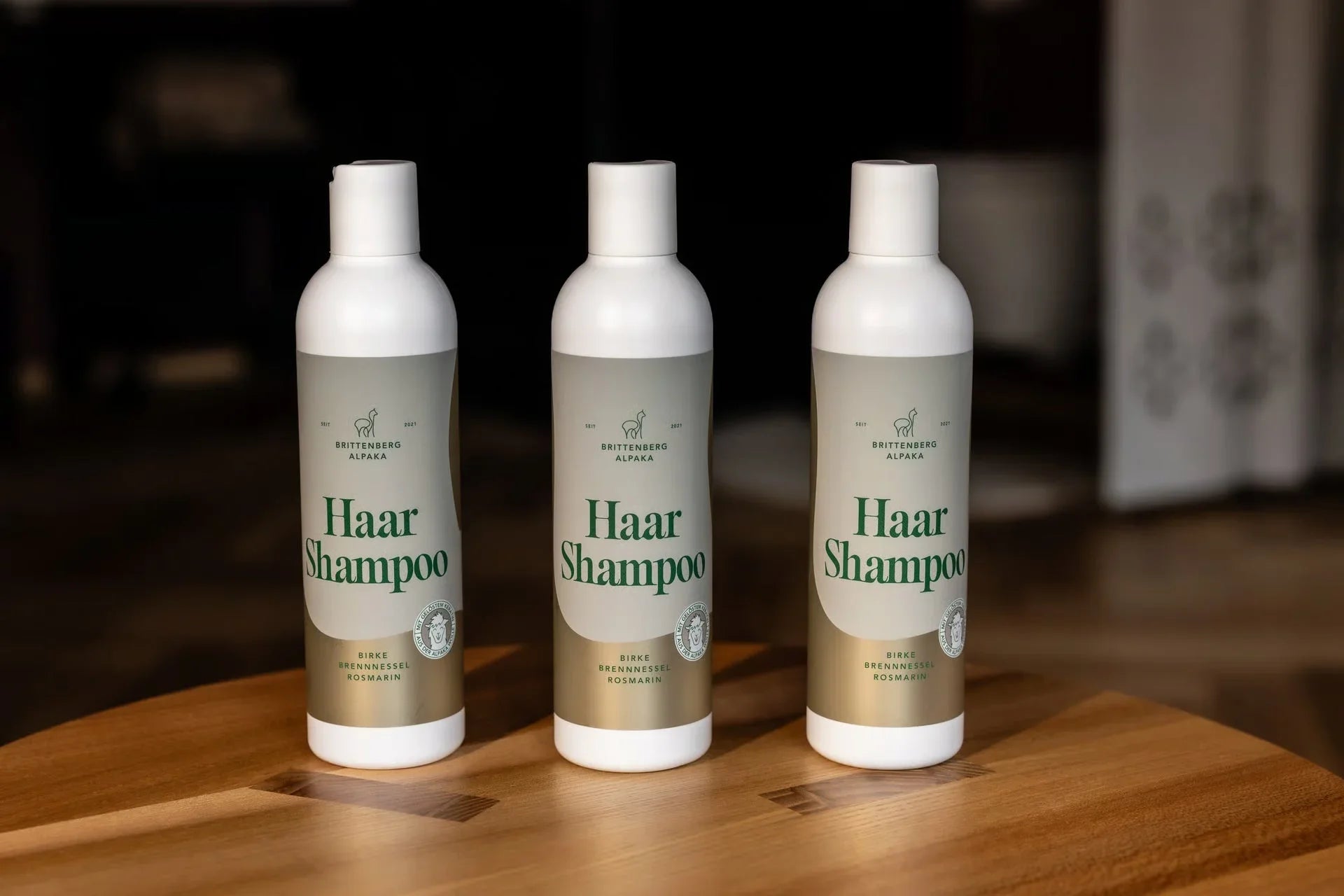 Brittenberg Alpaka - Haarshampoo - Birke - mit Keratin aus Alpakawolle