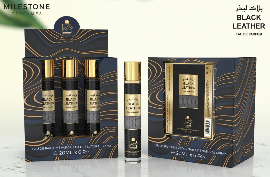 Milestone Black Leather Eau de Parfum 20ml