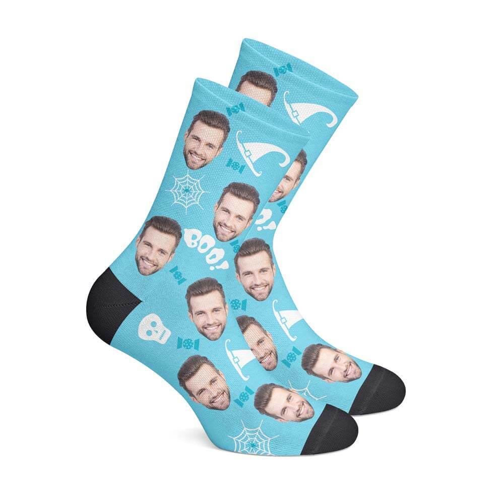 Personalisierte gespenstige Halloweensocken