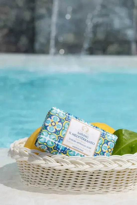 CASA AMALFI SAILING IL MEDITERRANEO BODY SOAP - Blue Ocean - BLACK ELIXIR - Maison de Parfum