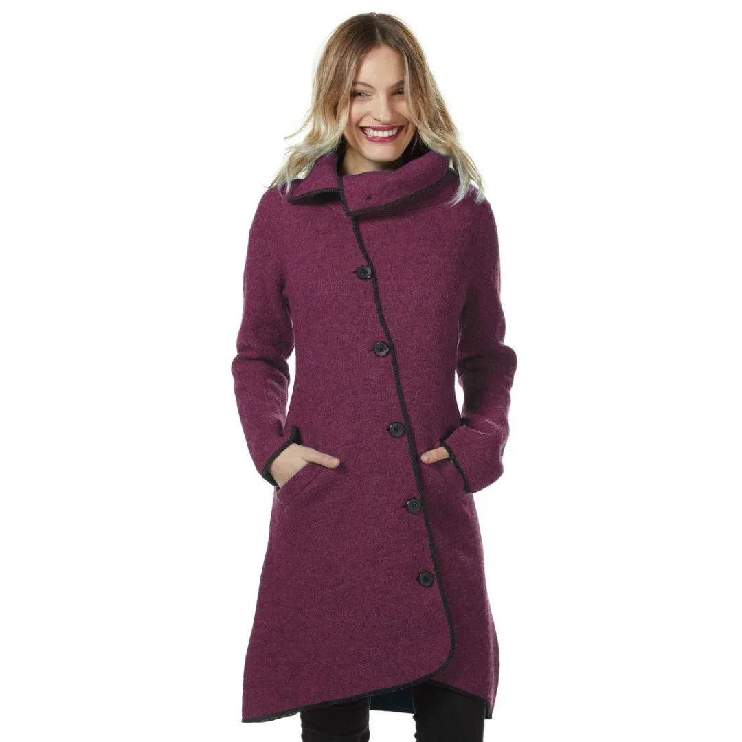 Apu Kuntur - Alpaka Mantel ASI – Damen Wollmantel aus Alpaka & Wolle