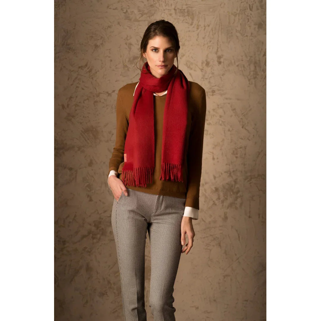 KUNA - Alpaka Webschal - Jamas – 100 % Royal‑Alpaka | Hohes Komfortniveau durch Luxusfaser Alpaka