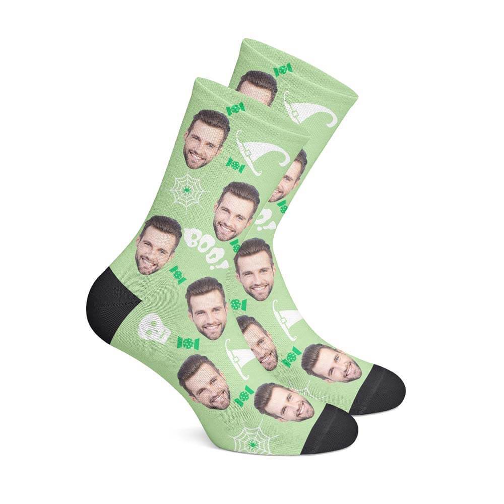 Personalisierte gespenstige Halloweensocken