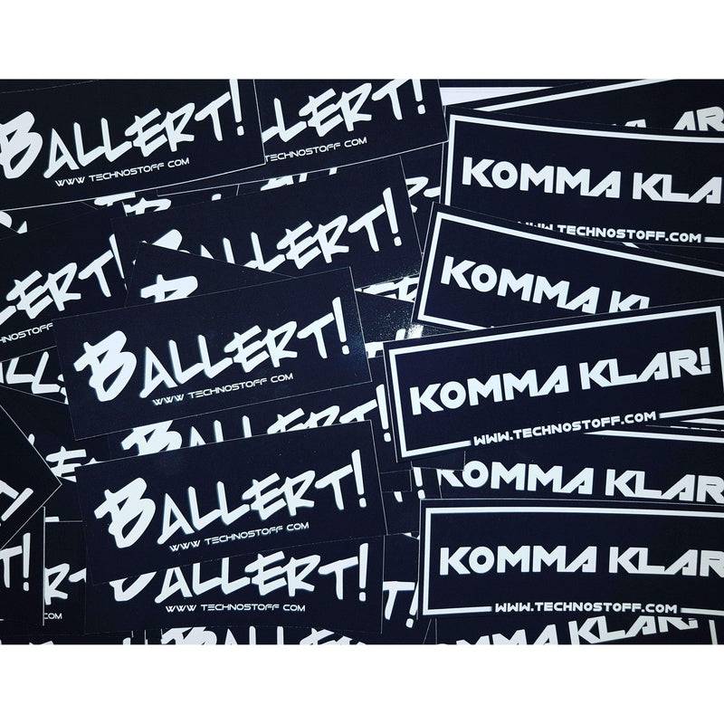 Gemischtes Techno & Rave Sticker Paket Set 🔥