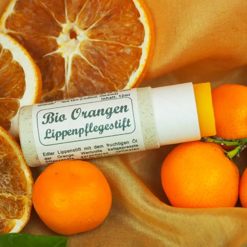 Lippenbalm Bio Orange 12ml | Neues Format | +80% mehr Inhalt