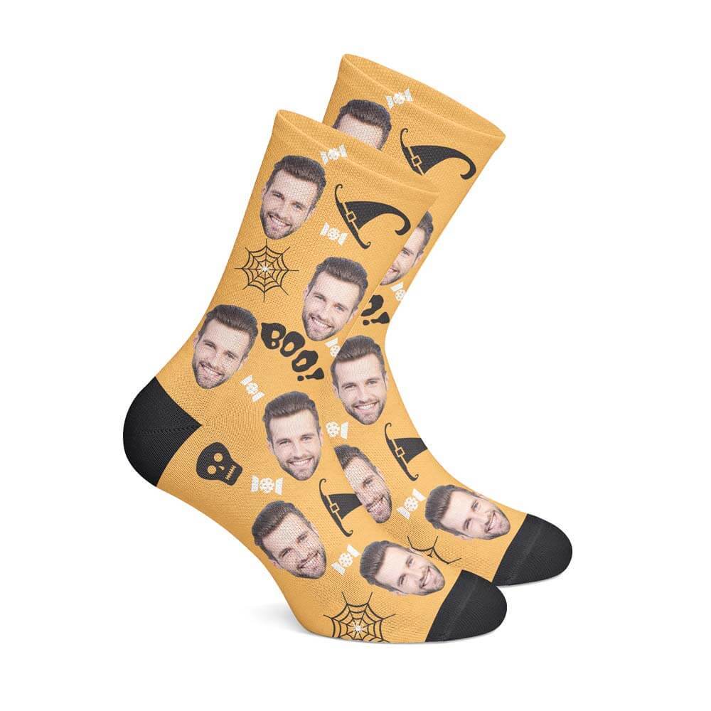 Personalisierte gespenstige Halloweensocken