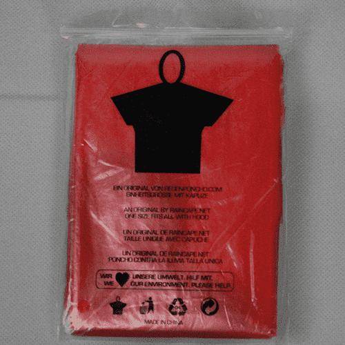 Regenponcho in verschiedenen Farben