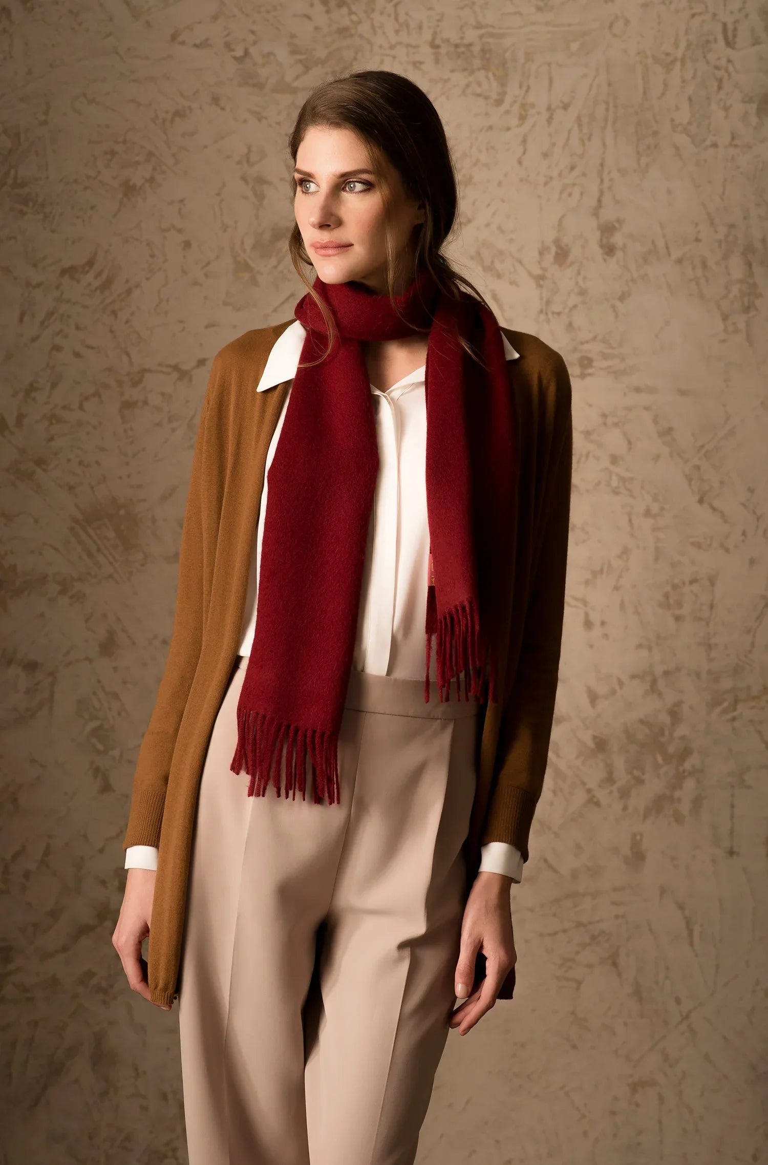 KUNA - Alpaka Webschal - Jamas – 100 % Royal‑Alpaka | Hohes Komfortniveau durch Luxusfaser Alpaka