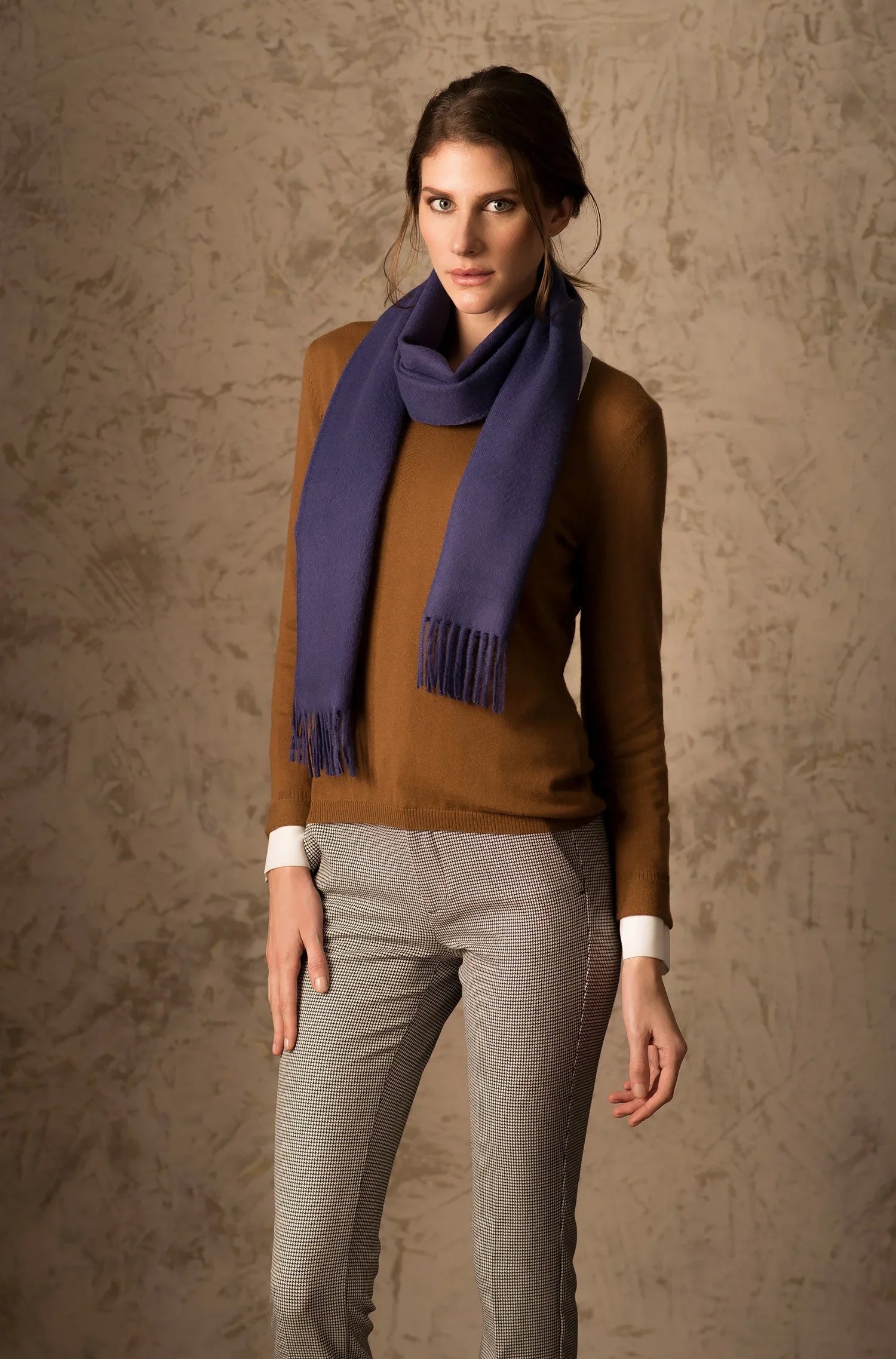 KUNA - Alpaka Webschal - Jamas – 100 % Royal‑Alpaka | Hohes Komfortniveau durch Luxusfaser Alpaka