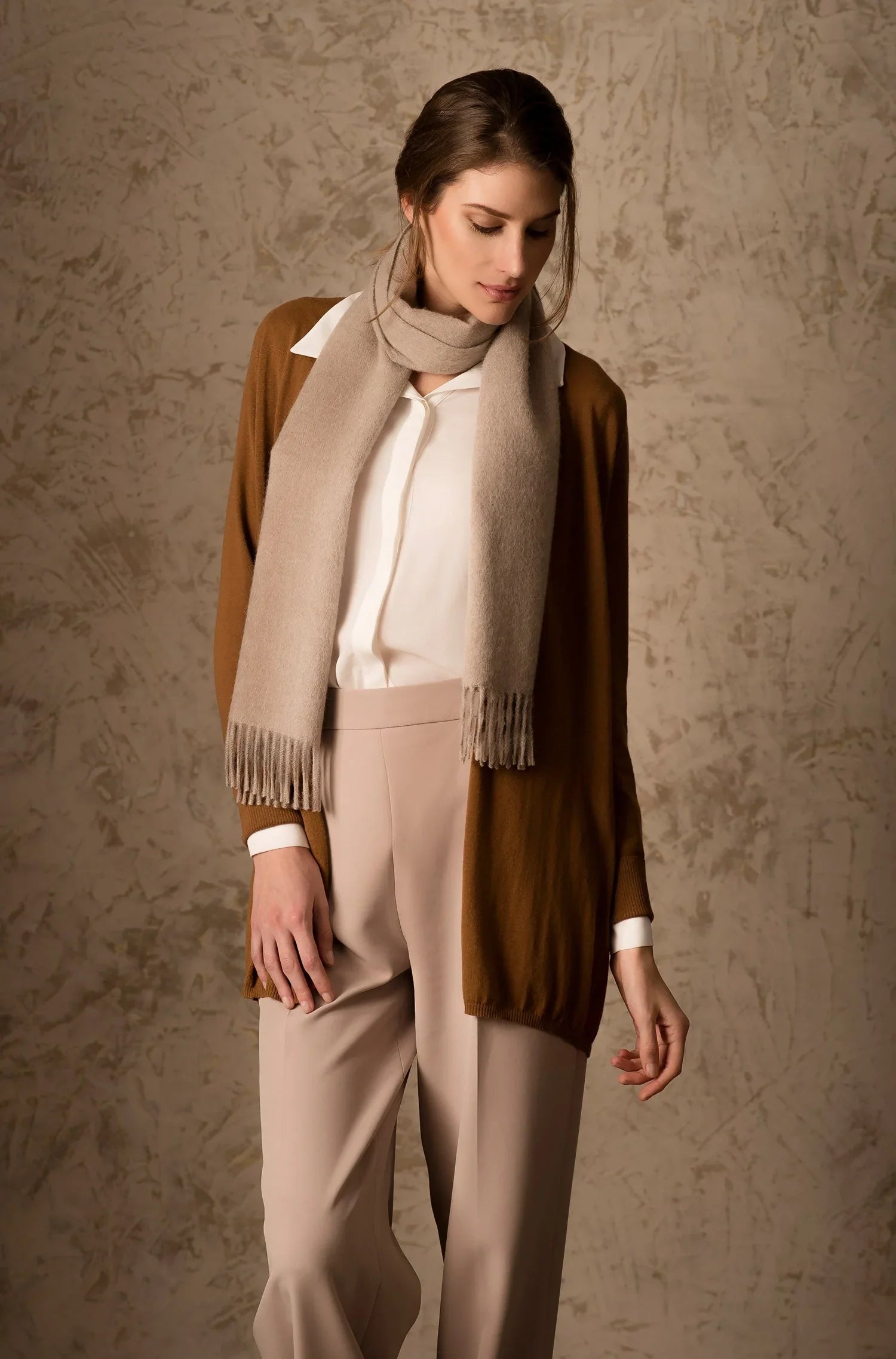 KUNA - Alpaka Webschal - Jamas – 100 % Royal‑Alpaka | Hohes Komfortniveau durch Luxusfaser Alpaka