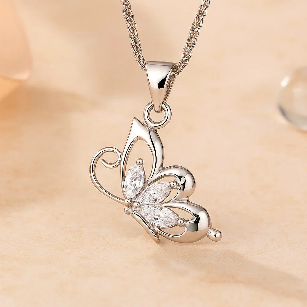 Schmuck Set aus 925er Sterling Silber, Happy Butterfly