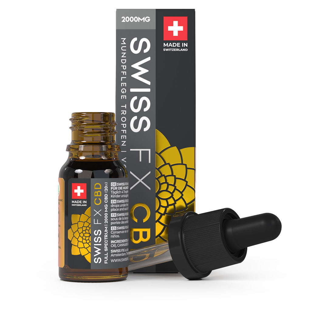 SWISS FX VOLLSPEKTRUM MUNDPFLEGE CBD ÖL 20% 10ML