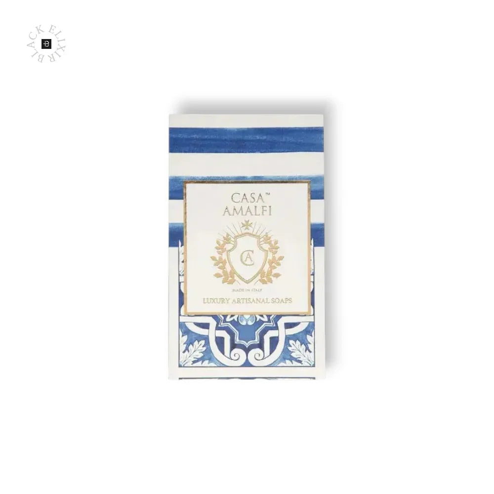 CASA AMALFI BLUE GROTTO 3 SOAP SET - BLACK ELIXIR - Maison de Parfum