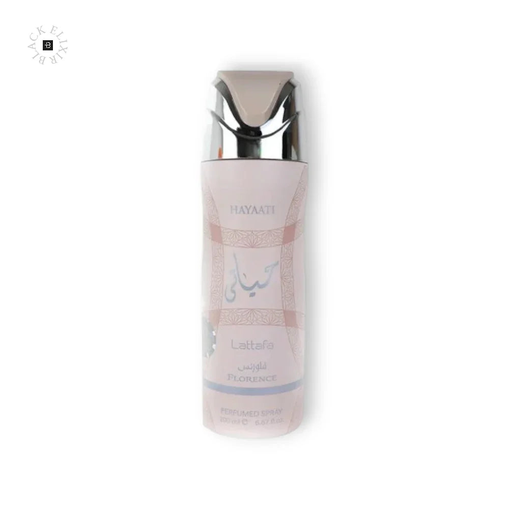 Lattafa Hayaati Florence Deo Spray - BLACK ELIXIR - Maison de Parfum